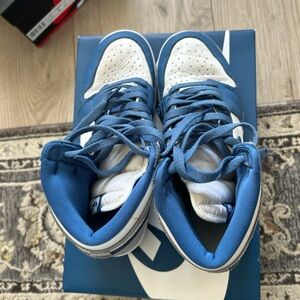 Nike Kids Blue and White Sneakers